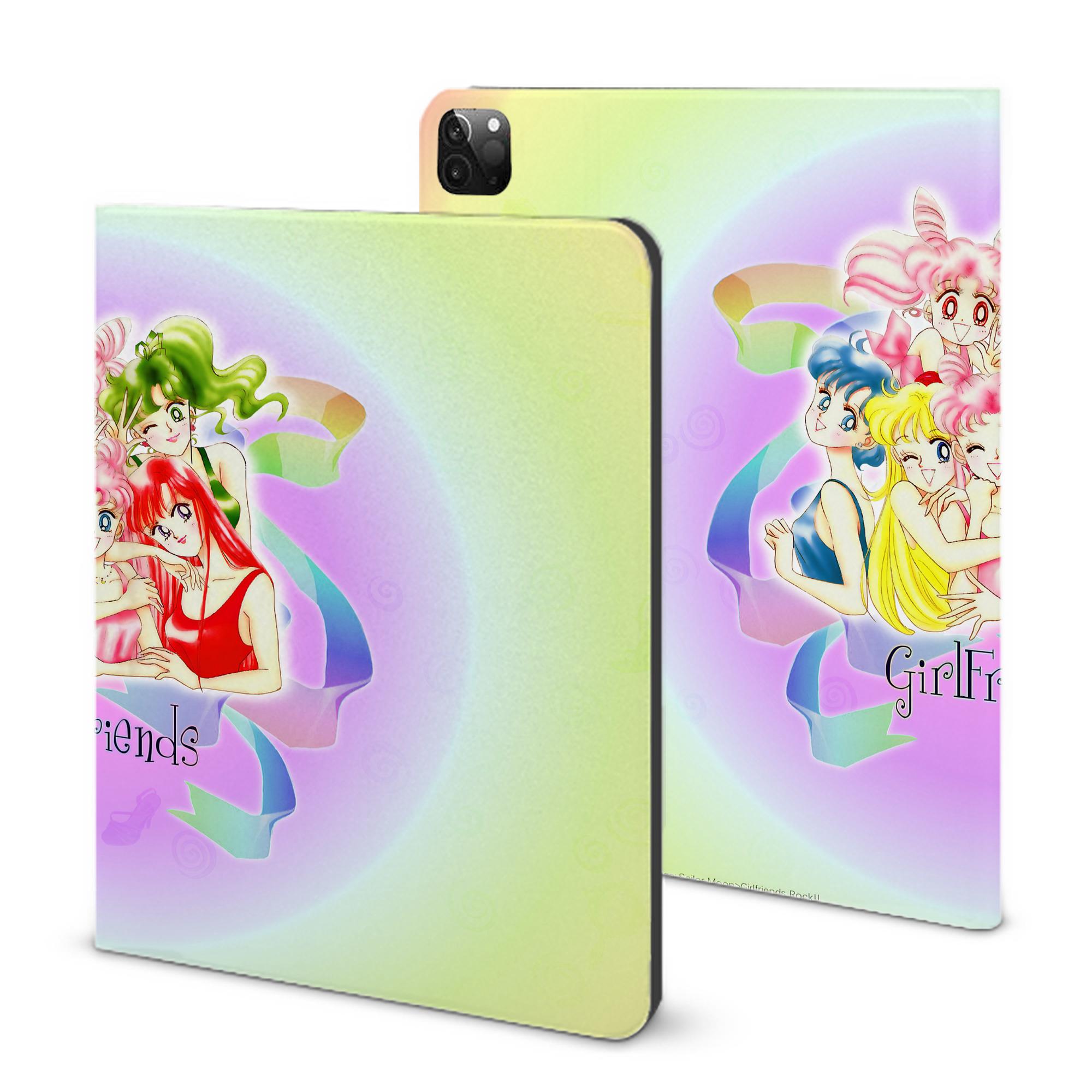 （画像用） 美少女戦士セーラームーン Sailor Moon IPadケース ペンホルダー付き ブックスタイルデザイン